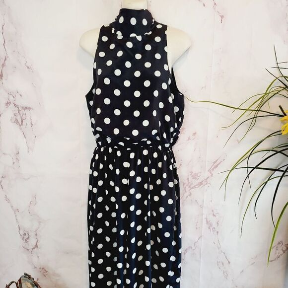 Victoria's Secret wide leg polka dot jumpsuit - Picture 6 of 7